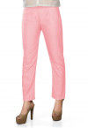 Solid Color Art Silk Pant in Baby Pink