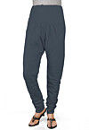 Solid Color Cotton Churidar in Dark Grey