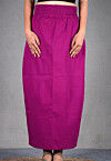 Solid Color Cotton Lycra Petticoat in Magenta