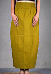 Solid Color Cotton Lycra Petticoat in Olive Green
