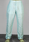 Solid Color Dupion Silk Pajama in Sky Blue