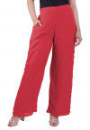 Solid Color Georgette Palazzo in Coral Pink
