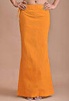 Solid Color Lycra Cotton Shape Wear in Orange