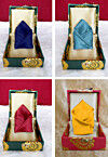 Solid Color Pocket Square Combo in Multicolor