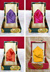 Solid Color Pocket Square Combo in Multicolor