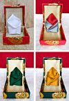 Solid Color Pocket Square Combo in Multicolor