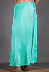 Solid Color Satin Petticoat in Sky Blue