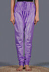 Solid Color Shantoon Churidar in Light Purple
