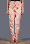 Solid Color Shantoon Churidar in Peach