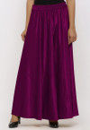Solid Color Velvet Palazzo in Purple
