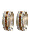 Stone Studded Bangle Set