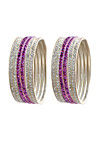 Stone Studded Bangle Set