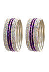 Stone Studded Bangle Set