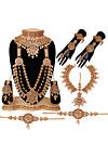 Stone Studded Bridal Set Set