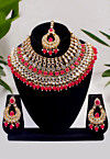Stone Studded Choker Necklace Set