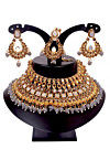 Stone Studded Choker Necklace Set