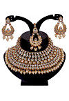 Stone Studded Choker Necklace Set