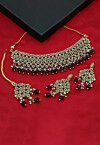 Stone Studded Choker Necklace Set