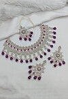 Stone Studded Choker Necklace Set