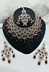 Stone Studded Choker Necklace Set