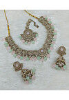 Stone Studded Choker Necklace Set