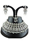 Stone Studded Choker Necklace Set