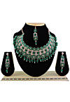 Stone Studded Choker Necklace Set