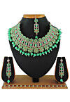 Stone Studded Choker Necklace Set