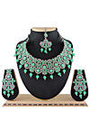Stone Studded Choker Necklace Set