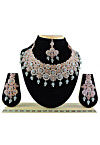 Stone Studded Choker Necklace Set