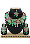 Stone Studded Choker Necklace Set