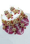 Stone Studded Choker Necklace Set