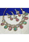 Stone Studded Choker Necklace Set