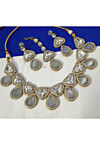 Stone Studded Choker Necklace Set