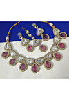 Stone Studded Choker Necklace Set