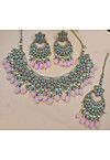 Stone Studded Choker Necklace Set