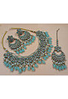 Stone Studded Choker Necklace Set