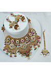 Stone Studded Choker Necklace Set