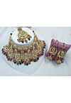 Stone Studded Choker Necklace Set