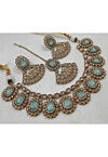 Stone Studded Choker Necklace Set