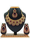Stone Studded Choker Necklace Set