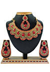 Stone Studded Choker Necklace Set