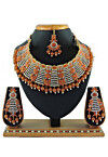 Stone Studded Choker Necklace Set