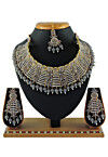 Stone Studded Choker Necklace Set