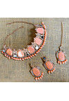 Stone Studded Choker Necklace Set