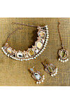 Stone Studded Choker Necklace Set