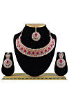 Stone Studded Choker Necklace Set
