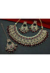 Stone Studded Choker Necklace Set