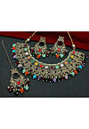 Stone Studded Choker Necklace Set