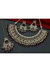 Stone Studded Choker Necklace Set